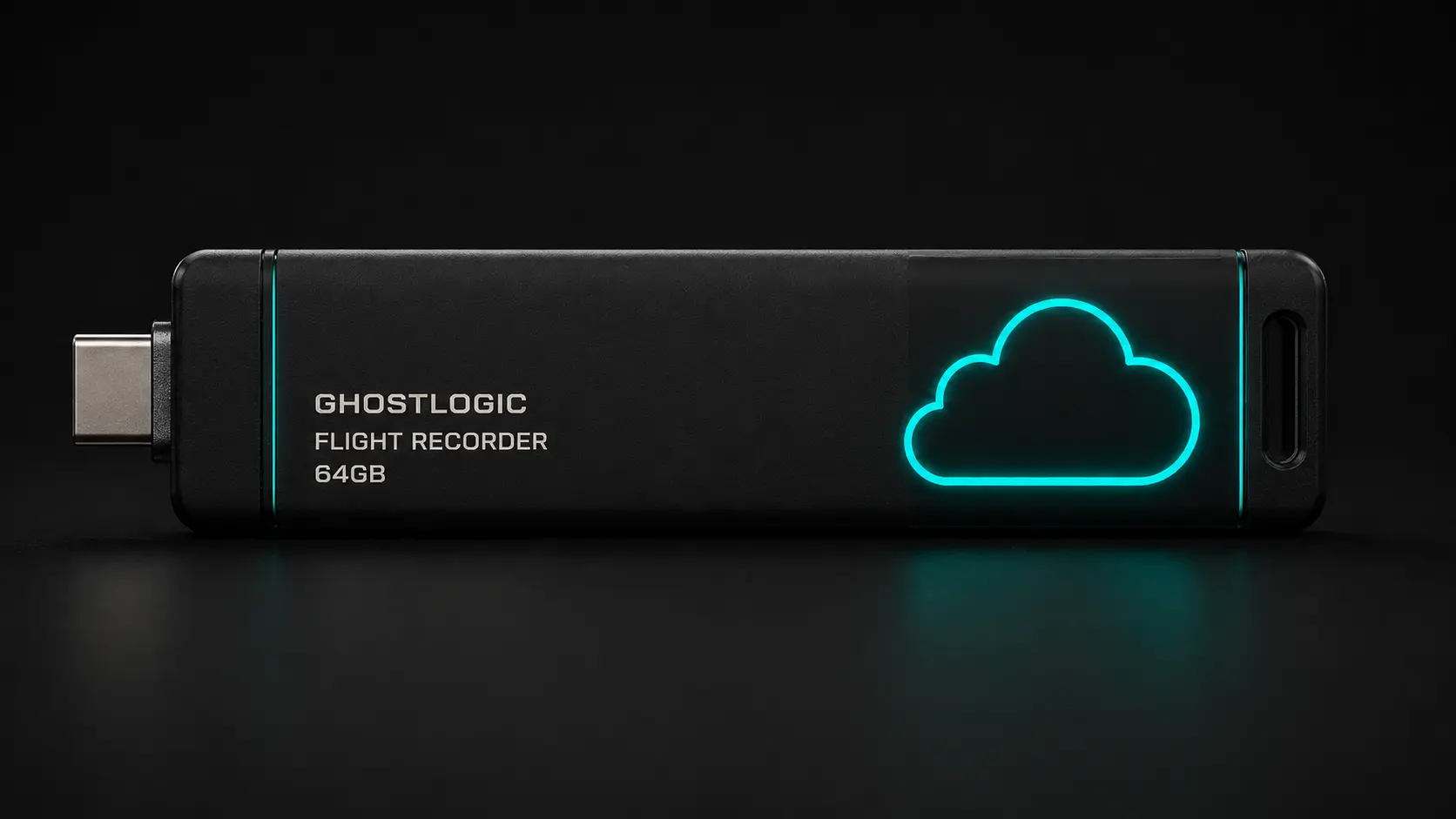 GhostLogic Flight Recorder USB-C device in Trusted state